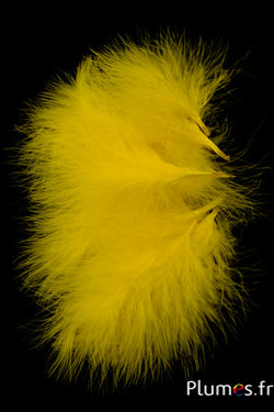 Dinde marabout - 8-12 cm - jaune